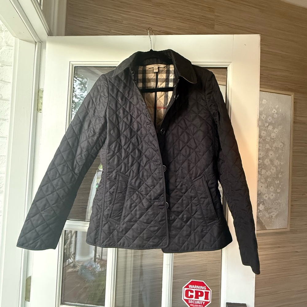 Burberry Dark Quilted Puffer Jacket